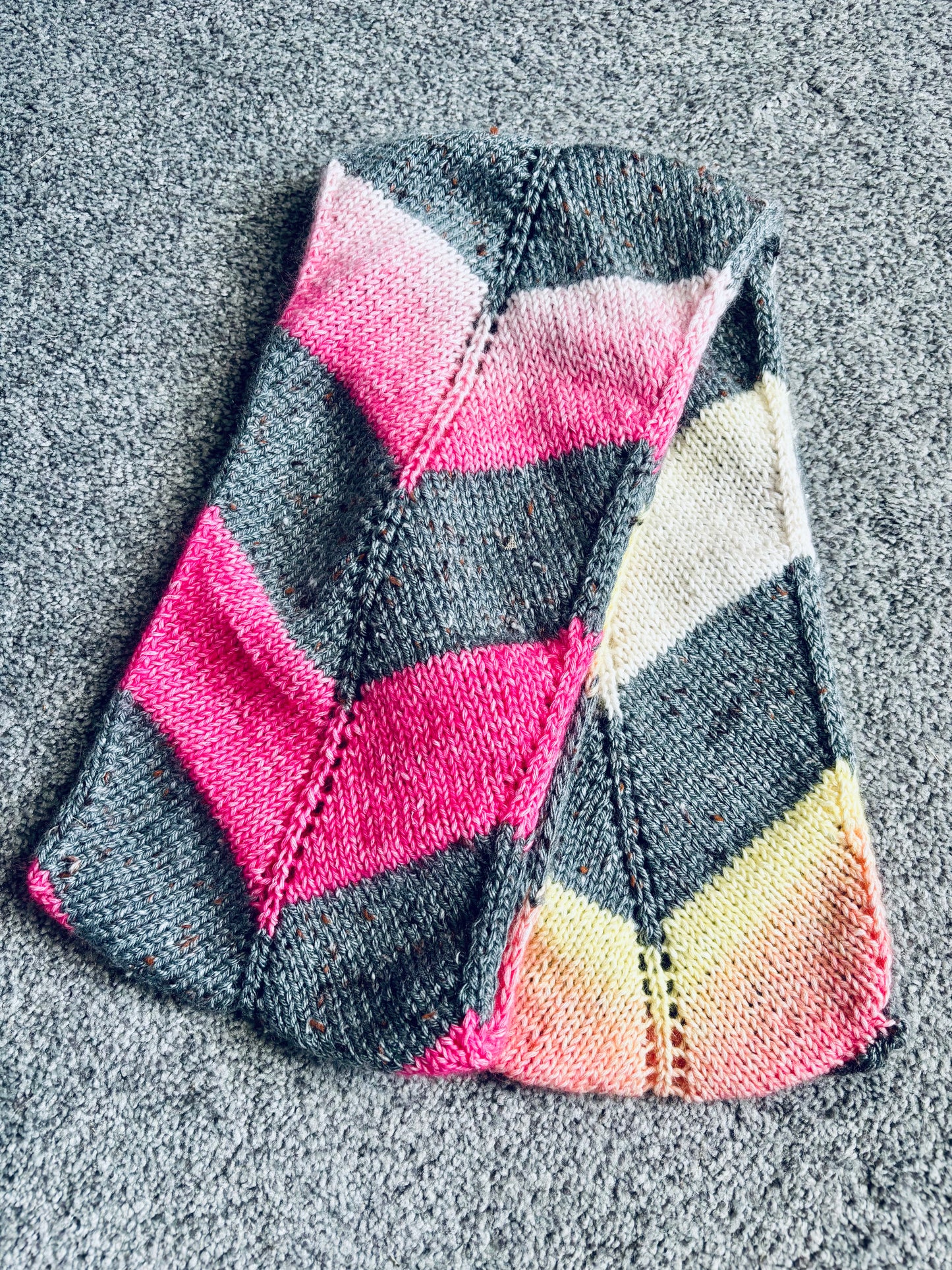 Winter Sunset Infinity Scarf