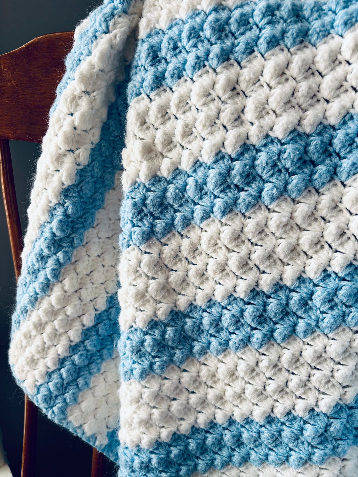 Cerulean Serenity Baby Blanket