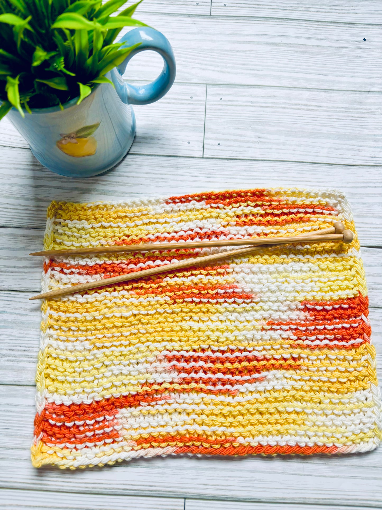 Summery Citrus Dishcloth Set
