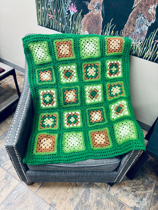 The Snuggly Olive Baby Blanket