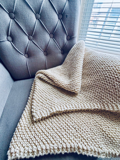 Frosted Oatmeal Blanket