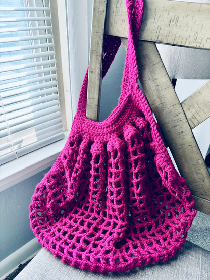 Fun in Fuchsia Market Bag