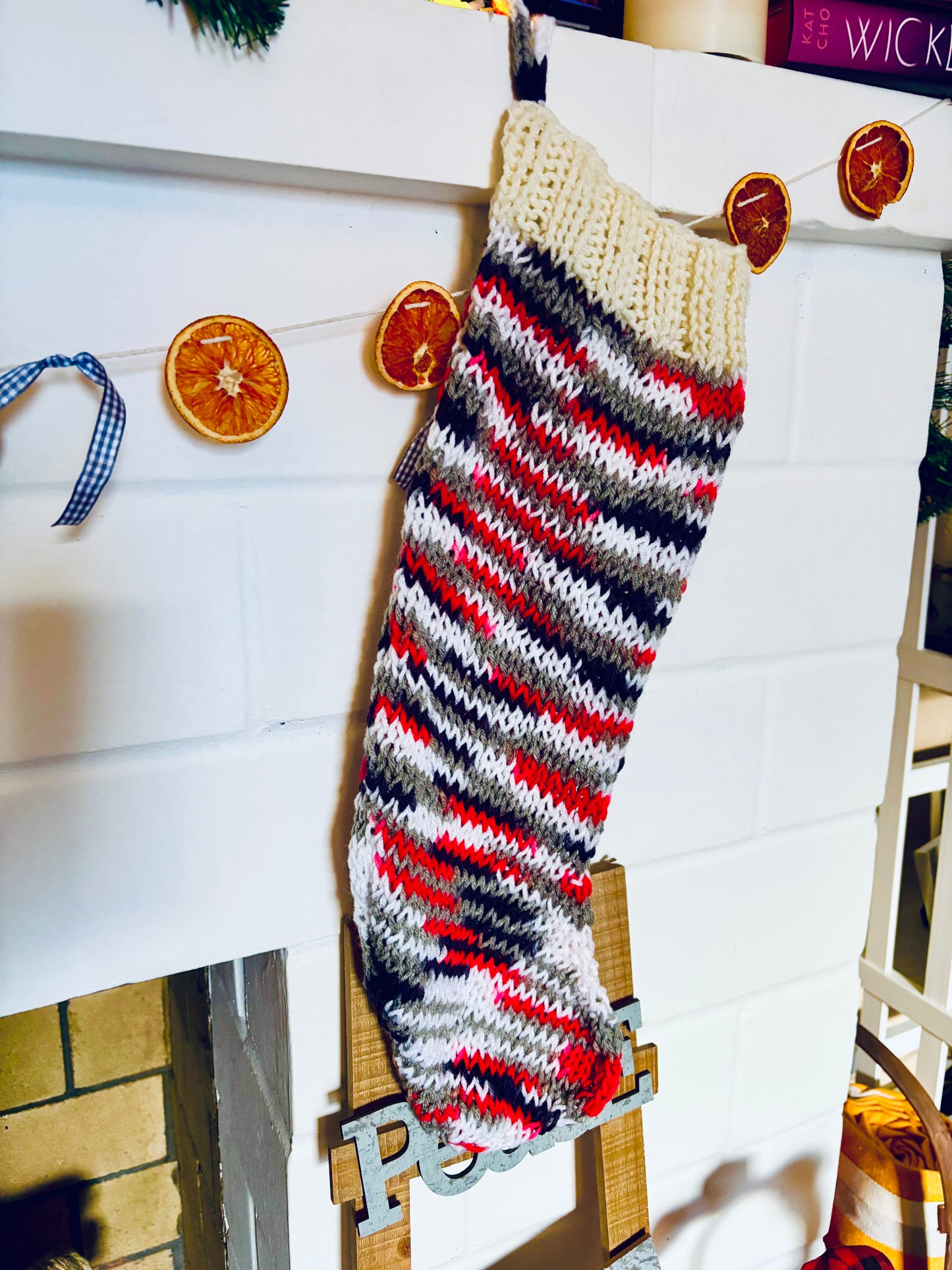 Cozy Old Fashioned Christmas Stocking