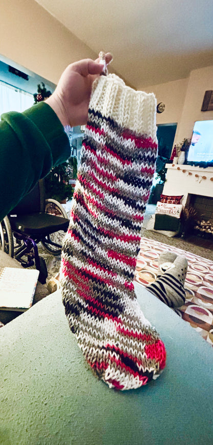 Cozy Old Fashioned Christmas Stocking