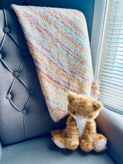 Watercolor Dreams Baby Blanket