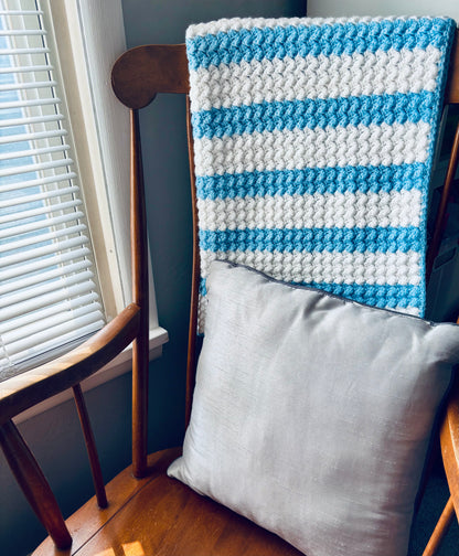 Cerulean Serenity Baby Blanket