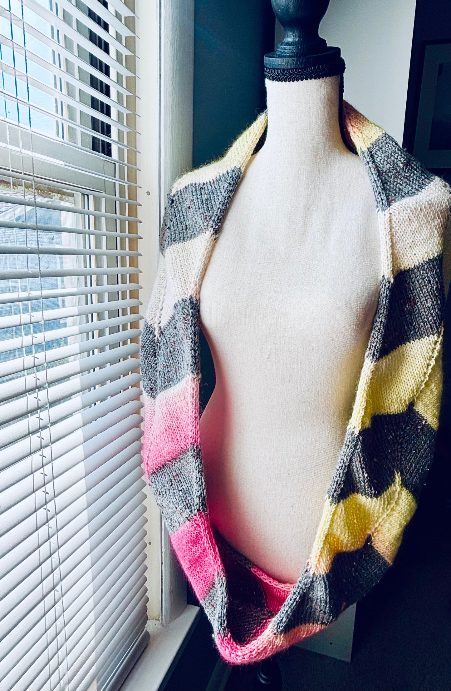 Winter Sunset Infinity Scarf