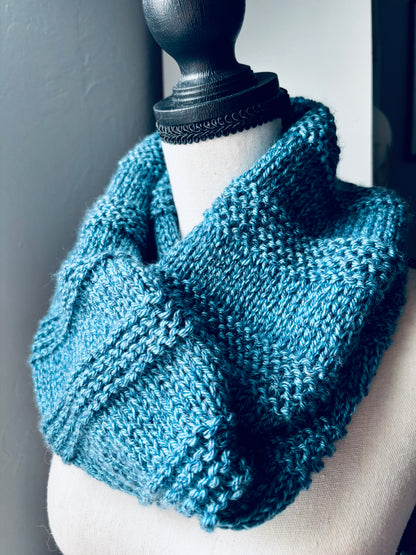 Denim Dusk Infinity Scarf