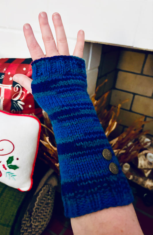 Cerulean Frost Arm Warmers