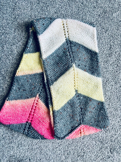 Winter Sunset Infinity Scarf