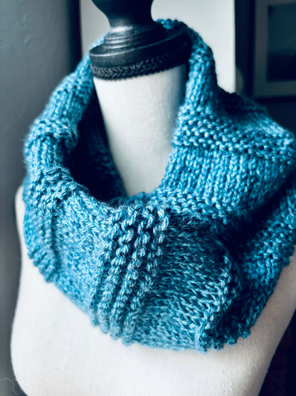 Denim Dusk Infinity Scarf