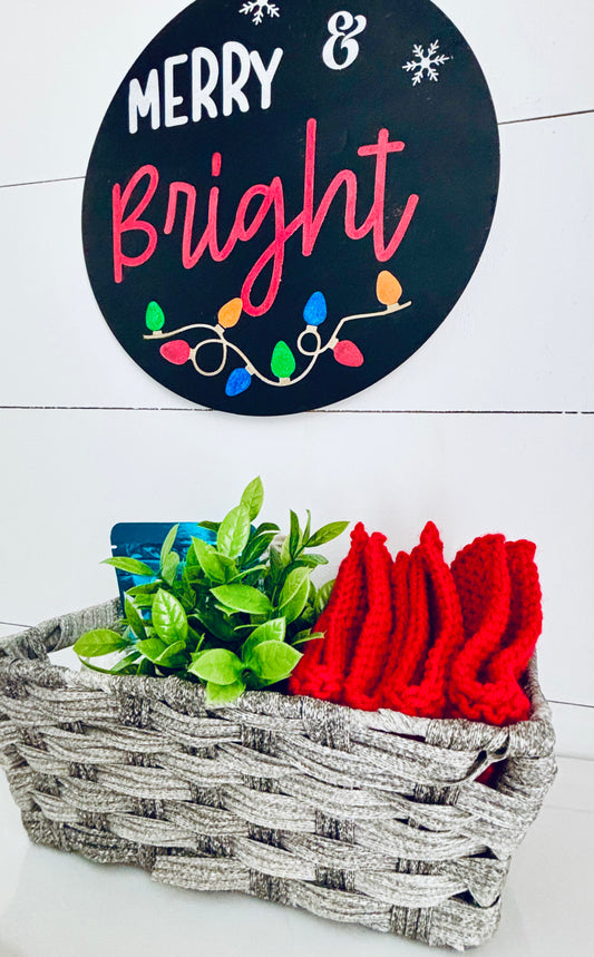 Merry Noel Washcloth Set