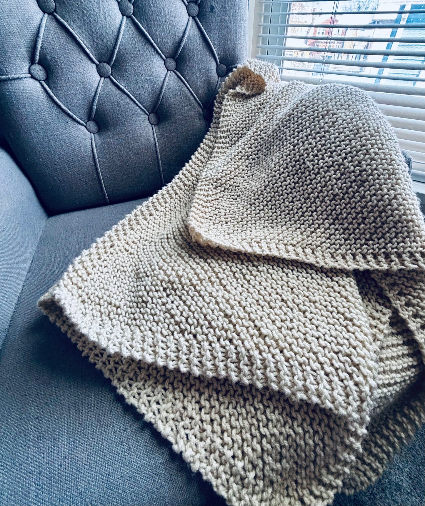 Frosted Oatmeal Blanket