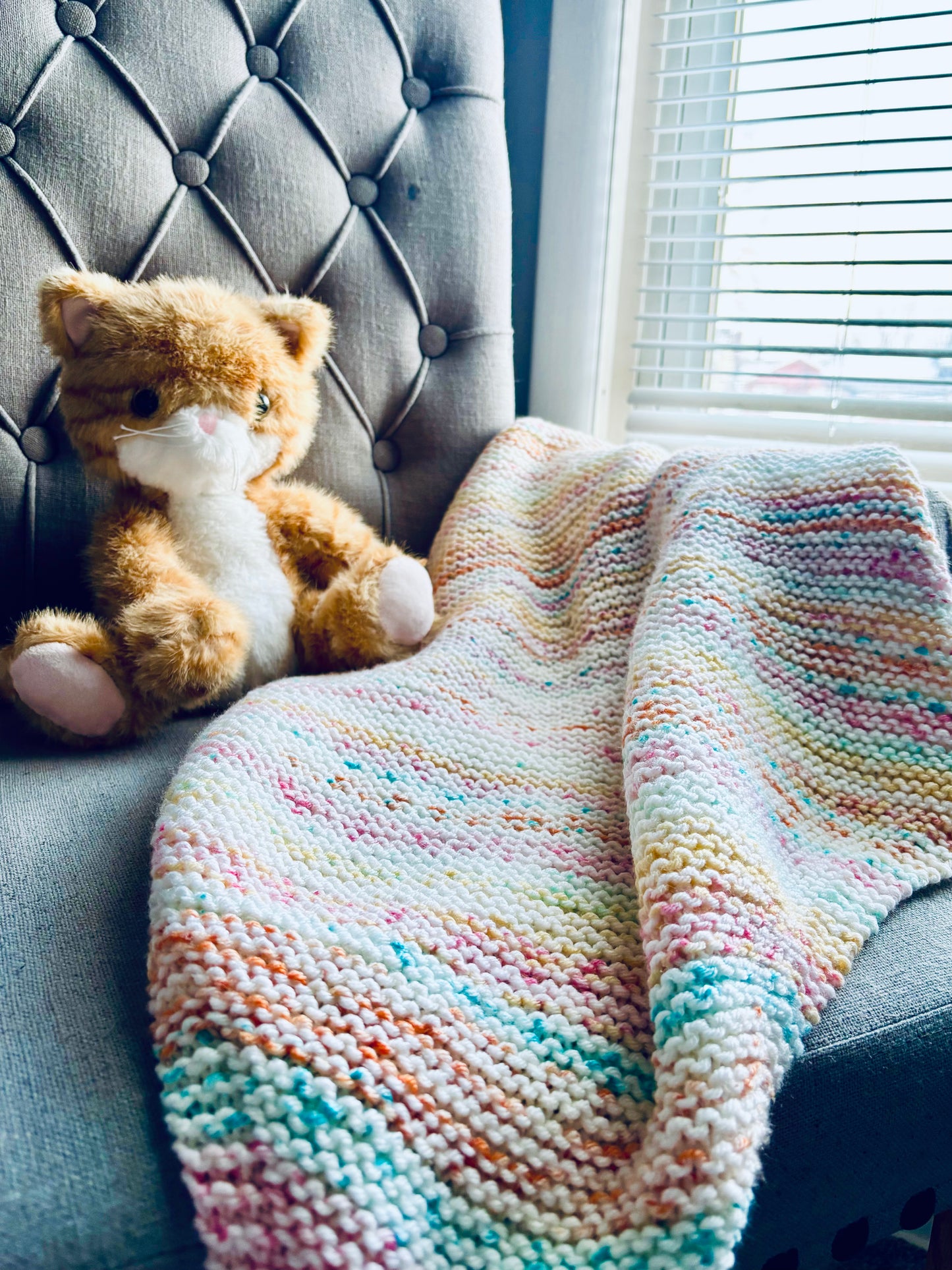 Watercolor Dreams Baby Blanket