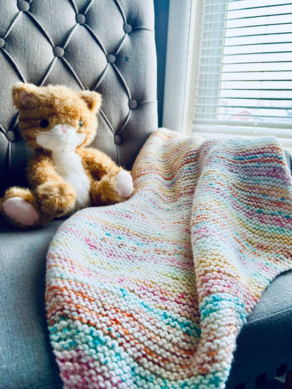 Watercolor Dreams Baby Blanket