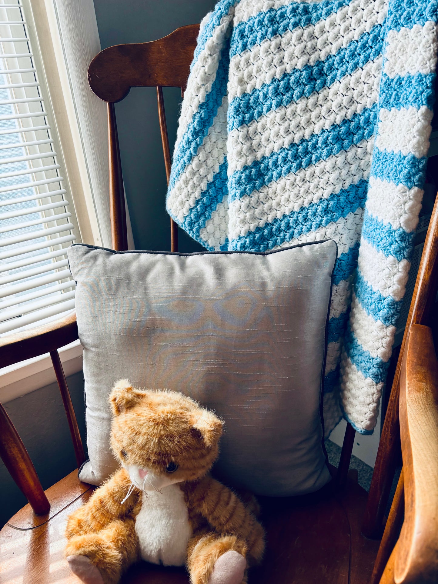 Cerulean Serenity Baby Blanket