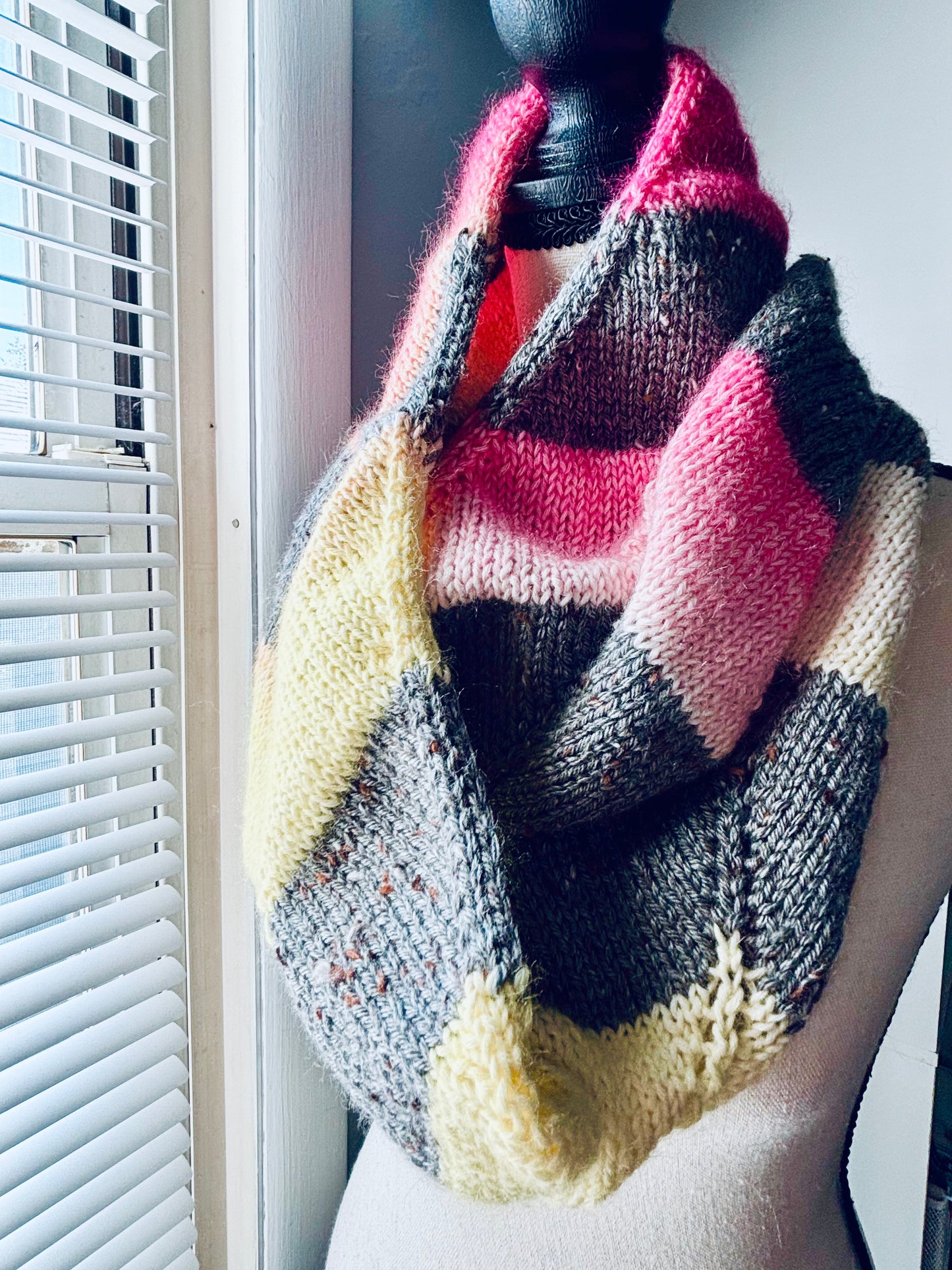 Winter Sunset Infinity Scarf