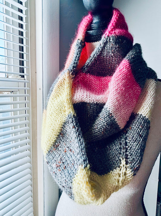 Winter Sunset Infinity Scarf