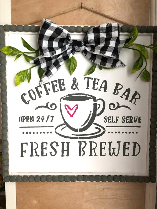 Coffee and Tea Sign