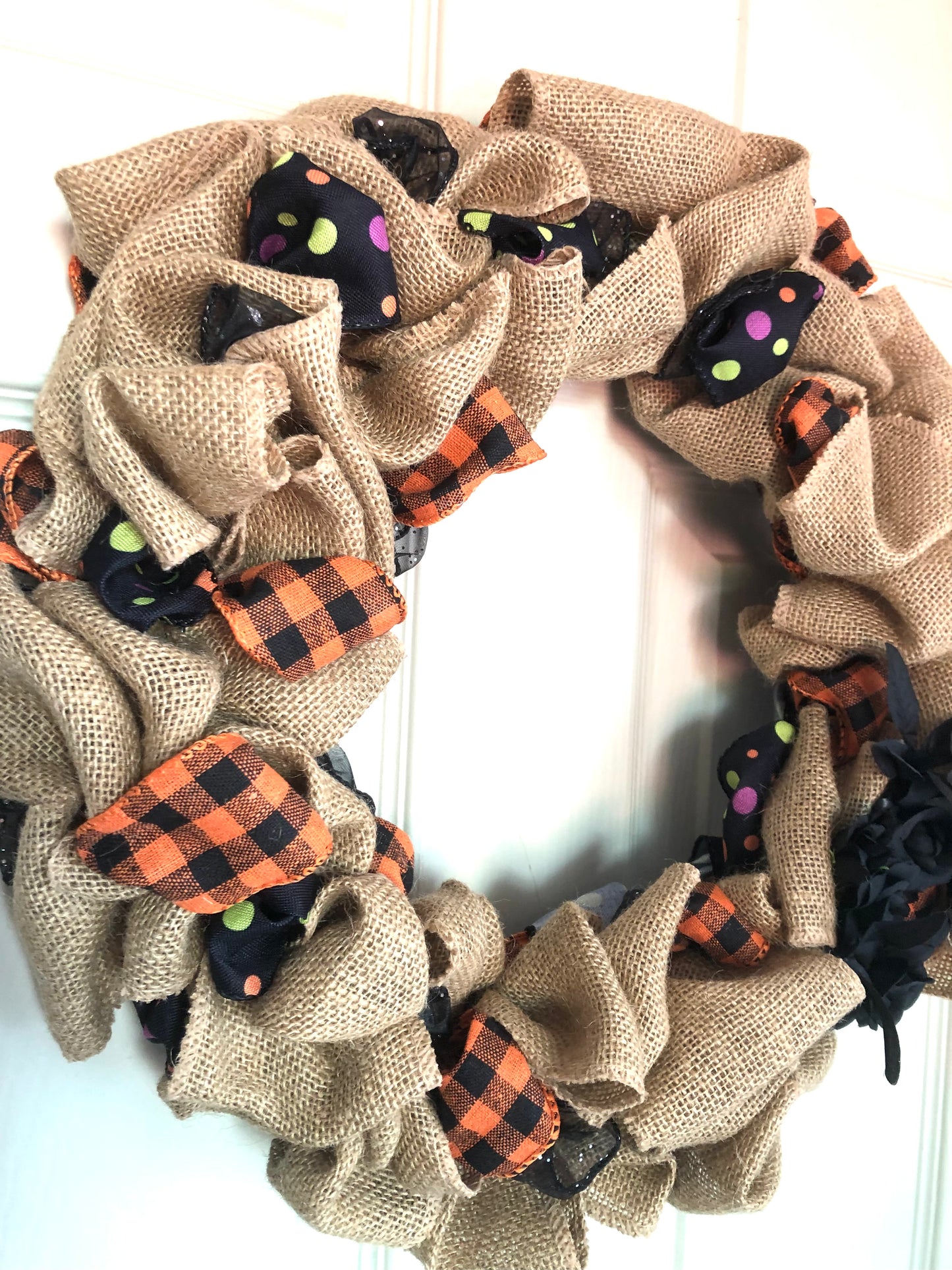 Burlap Fall Wreath
